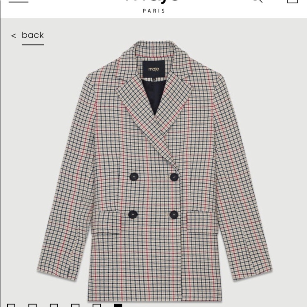 Brand new Maje wool blend blazer